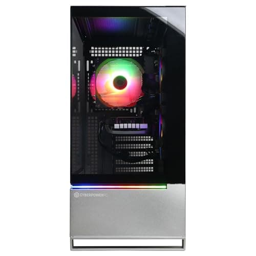 CYBERPOWERPC Gamer Master Gaming PC, AMD Ryzen 7 8700F 4.1GHz, GeForce RTX 4060 Ti 8GB, 16GB DDR5, 1TB PCIe Gen4 SSD, WiFi Ready & Windows 11 Home (GMA2900A) 2