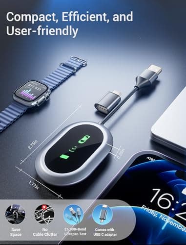 Wireless CarPlay Adapter - Converts Wired to Wireless CarPlay in 5 Seconds, Plug & Play, A7 Dual-Core Chip, Zero Latency, Stable Connection, Compatible with Apple iPhone iOS 10+ & Vehicles 2015+ 4