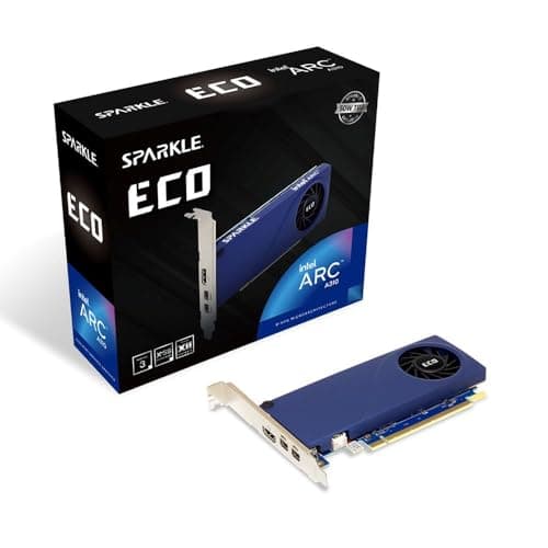 Sparkle Intel Arc A310 ECO, 4GB GDDR6, 50W TBP, Short Bracket is Included, Low-Profile, Single Fan, Single Slot, HDMI x1, Mini DisplayPort x2, SA310C-4G 5