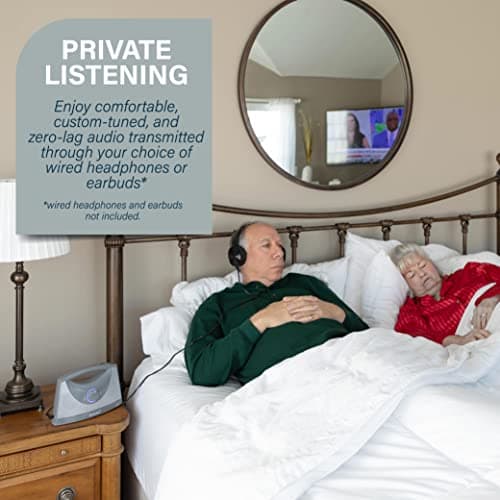 SEREONIC Wireless TV Speakers for Hard of Hearing - Portable, Powerful, and Convenient 4