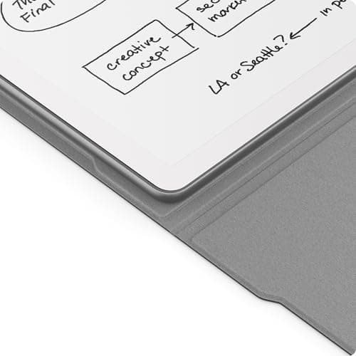 Amazon Kindle Scribe Leather Folio Cover with Magnetic Attach, Sleek Protective Case 3