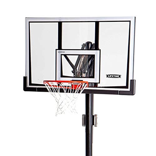 Lifetime Portable Basketball Hoop, 52 Inch Shatterproof Backboard 5