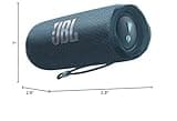 JBL Flip 6 - Portable Bluetooth Speaker, powerful sound and deep bass, IPX7 waterproof, 12 hours of playtime, JBL PartyBoost for multiple speaker pairing for home, outdoor and travel (Blue) 4
