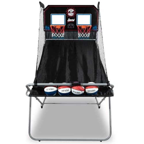Pop-A-Shot Official Dual Shot Sport Arcade Basketball Game (Black and Blue)