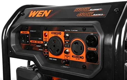 WEN 5600-Watt Portable Generator, 224cc, Transfer-Switch and RV-Ready (GN5600) 5
