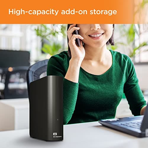 WD 16TB Elements Desktop External Hard Drive, USB 3.0 for plug-and-play storage - WDBWLG0160HBK-NESN 2