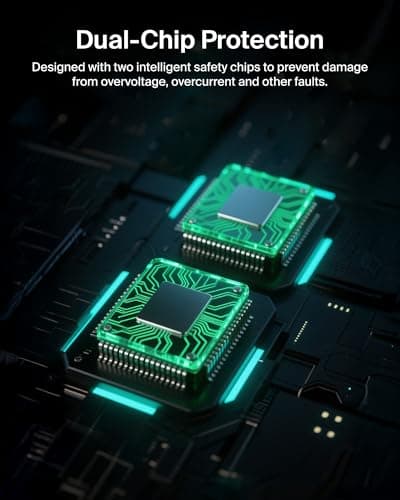 Belkin Portable Charger Power Bank for iPhone/Android - 10,000mAh, 23W Battery Pack for Phone with Integrated USB-C, Lightning Cables - Pass-Through Capability, Charge 2 Devices at Once 3