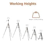 Amazon Basics 50-inch Lightweight Portable Camera Mount Tripod Stand with Bag, for Travel Photography, Champagne 3