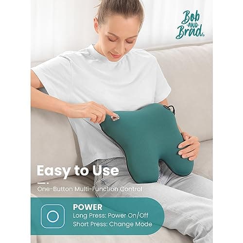 BOB AND BRAD Back Massager with Heat FSA Eligible/HSA Eligible, EZBack Corded Neck Massager for Pain Relief Deep Tissue, Shiatsu Back and Neck Massage Pillow, Full Body Use, Ideal Gifts for Women Men 7