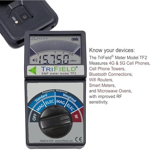 TriField EMF Meter Model TF2 – Made in USA - #1 Handheld EMF Detector for Magnetic/Electric/Radio Fields with Unlimited Free Support in The U.S. to Help Solve Your EMF Problems 2