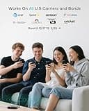 2025 Latest Cell Phone Booster for All U.S. Carriers, Boosts 5G 4G LTE 3G, Cell Phone Signal Booster for Home and Office, 72dB High Gain Antennas, Verizon, AT&T, T-Mobile, App Support FCC Approved 3