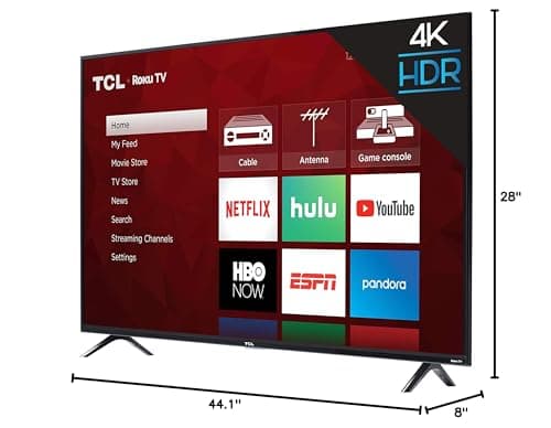 TCL 50S425 50 Inch 4K Smart LED Roku TV (2019) 2