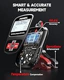 FOXWELL BT100 Pro 12V Car Battery Tester, Battery Load Tester, 100-1100CCA Automotive Alternator Tester Digital Auto Battery Analyzer for Car Truck Motorcycle SUV, Boat, RV, Marine & Pickup 4