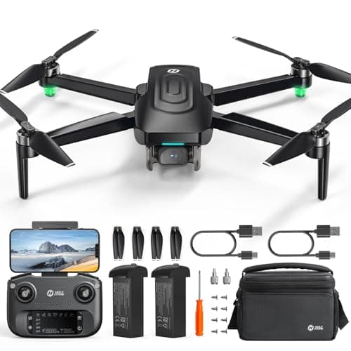 Holy Stone GPS Drone With 4K EIS Camera For Adults, HS175G 249g Foldable RC Quadcopter With Auto Return, Follow Me, 60 Mins Flight Time, Battery Fast Charge, Headless Mode, Upgraded HS175D