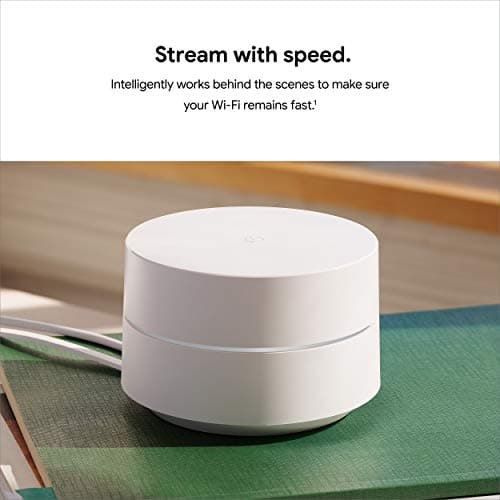 Google Wifi - AC1200 - Mesh WiFi System - Wifi Router - 1500 Sq Ft Coverage - 1 pack 3