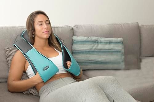 InvoSpa Shiatsu Neck and Back Massager with Heat - Deep Kneading Pillow for Massage - Electric Full Body Massager 7