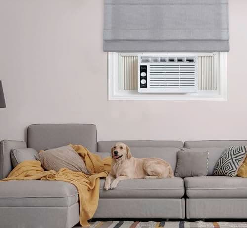 Whirlpool 5,000 BTU 115V Window Air Conditioner & Dehumidifier with Mechanical Controls, Window AC Unit for Apartment, Dorm Room, & Small Rooms up to 150 Square Feet in White 2