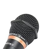 HOTEC Premium Vocal Dynamic Handheld Microphone with 19ft Detachable XLR Cable and ON/Off Switch (Metal Black) (H-W07) 5