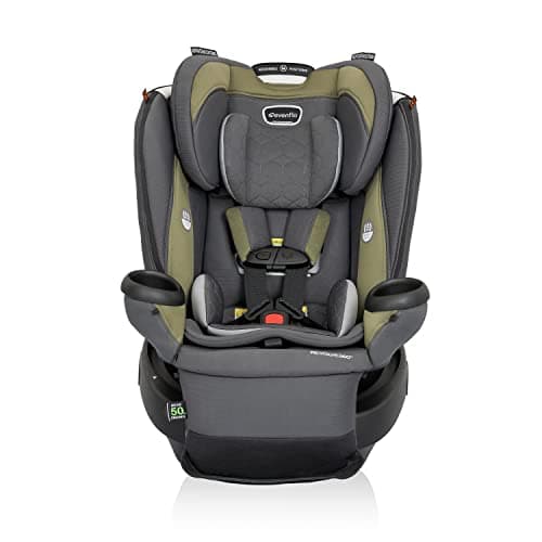 Evenflo Revolve360 Extend Convertible Car Seat with 360 Degree Rotation, Extended Rear-Facing, Forward-Facing, Booster Mode, and Secure Latch Install, Rockland Green 2