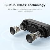 Tribit XSound Go Bluetooth Speaker with 16W Loud Sound & Rich Bass, 24H Playtime, IPX7 Waterproof, Wireless Stereo Pairing, USB-C, Portable Wireless Speaker for Home, Outdoors, Travel (Blue) 2