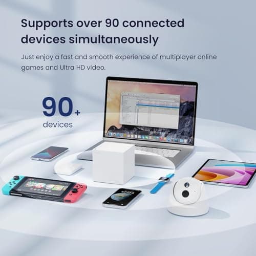 Tenda Nova Mesh WiFi System MW6 - Covers up to 4-6 Bedroom Houses- AC1200 Whole Home WiFi Mesh System - Gigabit Dual-Band Mesh Network - Replaces Wireless Router and WiFi Extender - 3-Pack 3