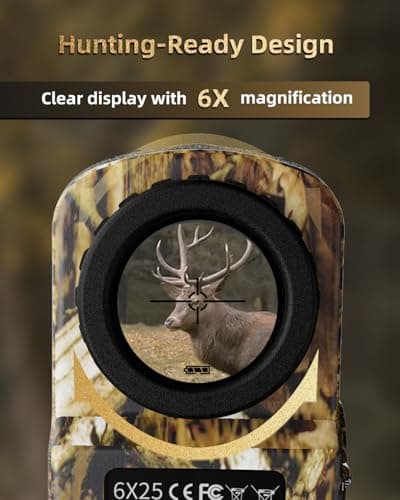 AOFAR HX-700N Hunting Range Finder 700 Yards Waterproof Archery Rangefinder for Bow Hunting with Range and Speed Mode, Free Battery, Carrying Case 5