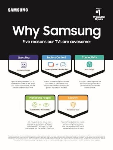 SAMSUNG 65-Inch Class OLED 4K S90D Series HDR+ Smart TV w/Dolby Atmos, Object Tracking Sound Lite, Motion Xcelerator, Real Depth Enhancer, 4K AI Upscaling, Alexa Built-in (QN65S90D, 2024 Model) 5