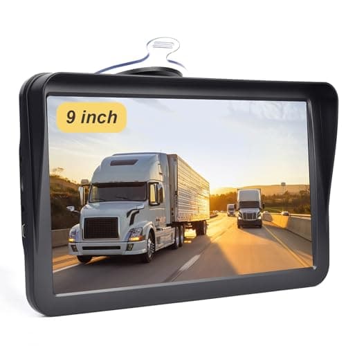 GPS Navigator for Car Truck Navigator - Navigation System 9 Inch Touchscreen, 2025 US/CA/MX Offline Maps Lifetime Free Update, Voice Guidance, Speed Cam Warning, Vehicle RV GPS para carros Trucker