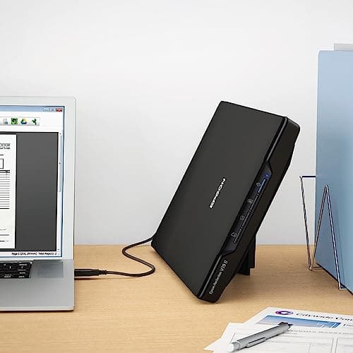 Epson Perfection V19 II Color Photo and Document Flatbed Scanner with 4800 dpi Optical Resolution, USB Power and High-Rise, Removable Lid 5