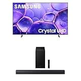 Samsung 50-Inch Class Crystal UHD U8000F 4K Smart TV (2025 Model) Endless Free Content, Crystal Processor 4K B-Series Soundbar HW-B550F 2.1 ch DTS Virtual:X Soundbar (2025 Model) 2