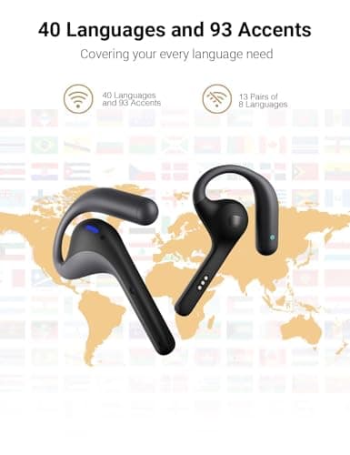 Timekettle W4 Pro AI Interpreter Earbuds, Real-Time Bidirectional Voice Translation,138 Languages, Video and Call Translation,for Global Business, Compatible with iOS/Android 2