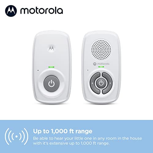 Motorola Nursery Baby Monitor Audio Only, No WiFi, Long Range AM21 with Private Connection, Cry Detection, Volume Control, Portable Parent Unit, Ideal for Safe Monitoring 3