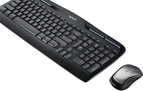 Logitech MK335 Quiet Wireless Keyboard and Mouse Combo - Black/Silver Keyboard and Mouse Combo Wireless, Ambidextrous 2