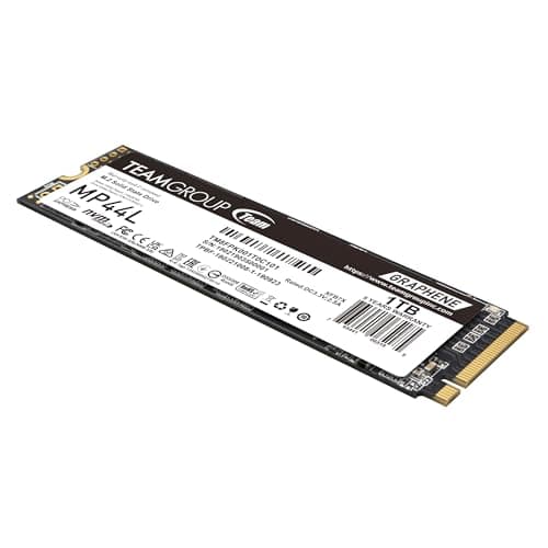 TEAMGROUP MP44L 1TB SLC Cache NVMe 1.4 PCIe Gen 4x4 M.2 2280 Laptop&Desktop SSD (R/W Speed up to 5000/4500MB/s) TM8FPK001T0C101 2