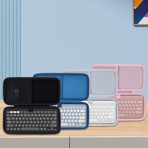Lebakort Hard Case Compatible with Logitech Pebble Keys 2 K380s K380 Keyboard (Graphite Case) 5