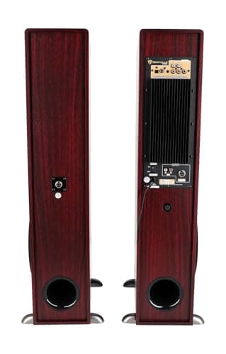 Rockville TM80C Powered Home Theater Tower Speaker System, Cherry Wood, 800W, 8" Subwoofers, Bluetooth, USB/SD Playback, FM Radio, Remote Control, Karaoke Ready, Perfect for Home Entertainment 4