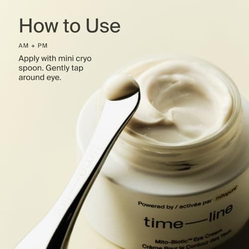 Timeline The Eye Cream - Anti-Aging Cream for Wrinkles, Dark Circles & Under Eye Bags with Urolithin A & Niacinamide - .67 Fl Oz 3