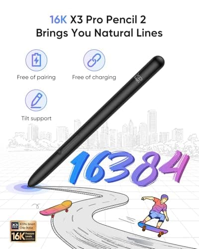 XPPen 10.95" Standalone Drawing Tablet Digital Color Notetaking Magic Note Pad for Sketching, Drawing & Notes 16K Pressure Sensitivity Tilt Support 90Hz Refresh Rate Anti-Glare Screen Android 14 2