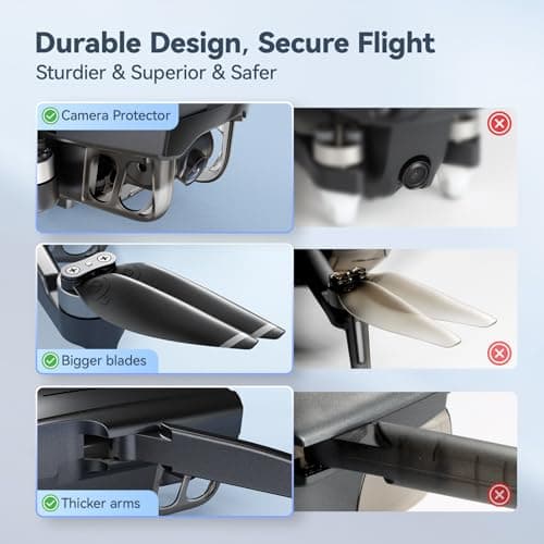 Ruko F11MINI Drone with Camera 4K, Under 249g, 60 Mins Flight with 2 batteries, 5GHz Transmission, GPS Auto Return, Brushless Motor, Foldable and Lightweight, FPV Quadcopter for Beginner, Adults 4