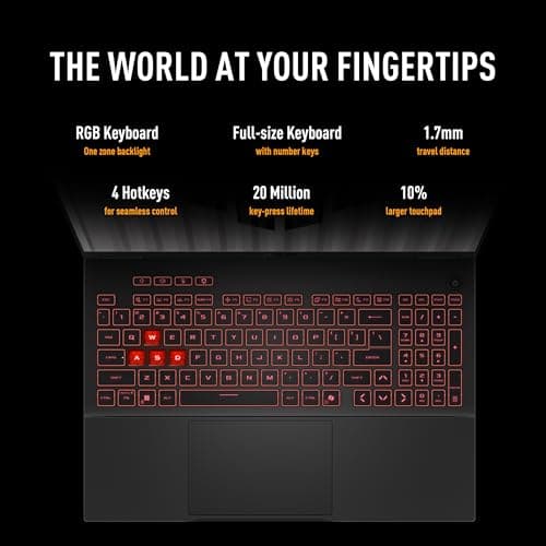 ASUS TUF A16 RTX 5060 Pro Gaming Laptop, 16" FHD+ 165Hz Display, AMD Ryzen 7 260 (Beats Intel i7-14700), NVIDIA RTX 5060, 32GB DDR5 RAM, 2TB SSD, RGB Backlit KB, RJ-45, Bundle with PCO Laptop Cooler 4