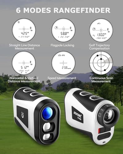 JIEHOME Golf Range Finder X1 660 Yards Rangefinder with Slope Magnetic Flag Locking 7X Magnification Rechargeable Hunting Range Finders Rangefinder for Disc Golfing Bowhunting 2