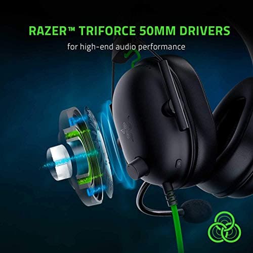 Razer BlackShark V2 X Gaming Headset: 7.1 Surround Sound - 50mm Drivers - Memory Foam Cushion - For PC, PS4, PS5, Switch - 3.5mm Audio Jack - Black 2
