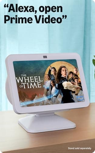 Amazon Echo Show 8, With Spatial Audio and Alexa+ Early Access, Smart Home Hub, ideal for open living spaces, Glacier White 5