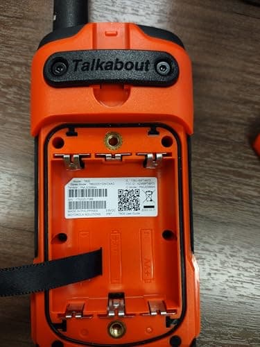 Motorola Solutions, Portable FRS, T605_H2O, Talkabout, Two Way Radios Waterproof Walkie Talkie Emergency Preparedness, Rechargeable, 22 Channel, 35 Mile, Orange W/Black, 2 Pack 2