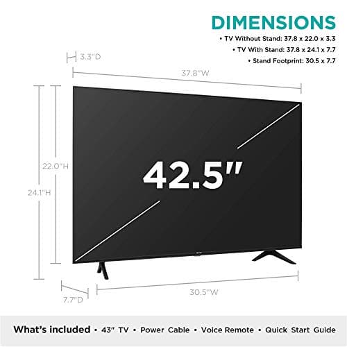 Hisense 43-Inch Class R6090G Roku 4K UHD Smart TV with Alexa Compatibility (43R6090G, 2020 Model) 3