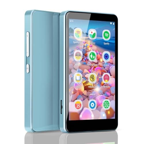 MP3 Player for Kids with Spotify, Parental Controls, Spotify Kids, Audible, Amazon Music, Libby, 4.0" IPS Kids MP4 Music Player Up to 512GB (Blue)