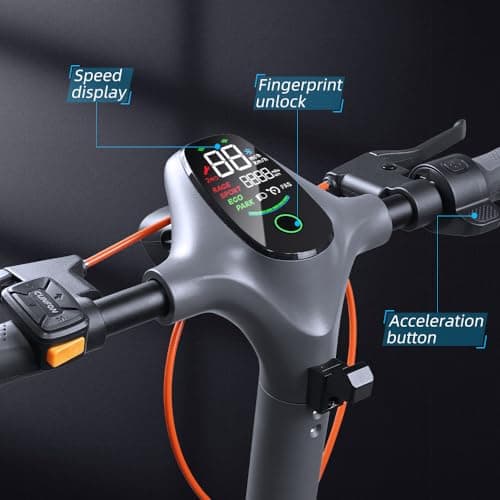 CUNFON Electric Scooter, 1200W Motor, MAX 50 Miles Long Range & 31 mph Top Speed, with 10.5" Off Road Tires, Dual Brake & Dual Suspension Commuting E-Scooter for Adults and Teens 3