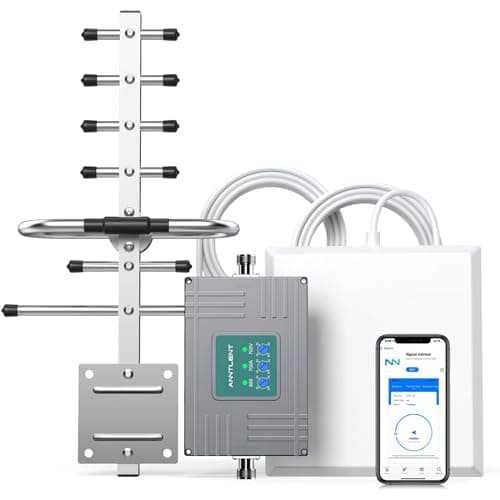 Cell Phone Signal Booster for All Carriers on Band 5/12/13/17 | Up to 4,500 Sq Ft | Boost 5G 4G& LTE Signal for Verizon, AT&T, T-Mobile & More | FCC Approved