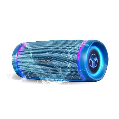 TREBLAB HD77 - Portable Bluetooth Speaker - Powerful 360° Sound, 30W Audio with Impactful Bass, 20H Battery, IPX6 Waterproof, Shockproof, TWS Stereo, Speaker Bluetooth Wireless for Outdoor, Beach Pool