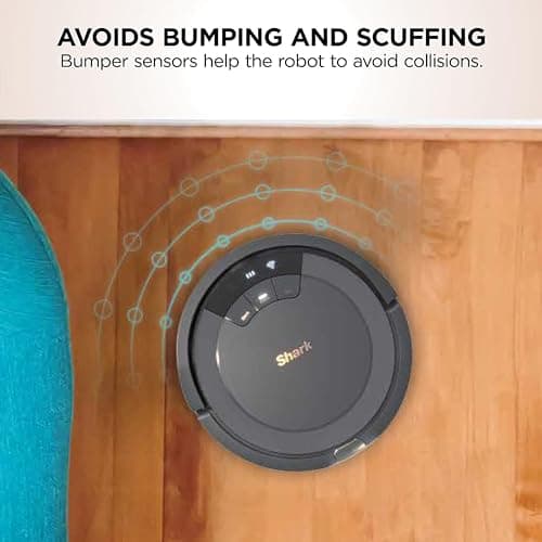 Shark AV753 ION Robot Vacuum, Tri-Brush System, Wifi Connected, 120 Min Runtime, Works with Alexa, Multi Surface Cleaning, Grey 5